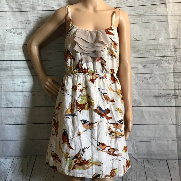 Eloise Dresses & Skirts - Anthropology Eloise Bird Print Dress